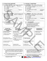 Order of Adjunction and Disposition - Sample - Pennsylvania (English/Spanish), Page 4