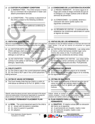 Order of Adjunction and Disposition - Sample - Pennsylvania (English/Spanish), Page 5