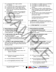 Order of Adjunction and Disposition - Sample - Pennsylvania (English/Spanish), Page 6