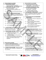 Order for Emergency Protective Custody - Sample - Pennsylvania (English/Spanish), Page 5