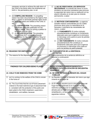 Dispositional/Permanency Review Order - Sample - Pennsylvania (English/Spanish), Page 11