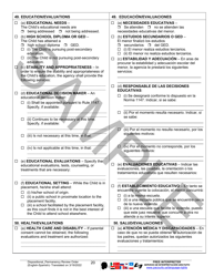 Dispositional/Permanency Review Order - Sample - Pennsylvania (English/Spanish), Page 20
