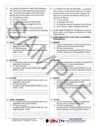 Dispositional/Permanency Review Order - Sample - Pennsylvania (English/Spanish), Page 3