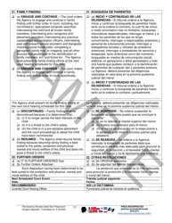 Permanency Review Order (Non-placement) - Sample - Pennsylvania (English/Spanish), Page 11