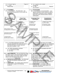 Permanency Review Order - Sample - Pennsylvania (English/Spanish), Page 13