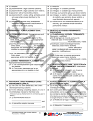 Permanency Review Order - Sample - Pennsylvania (English/Spanish), Page 5