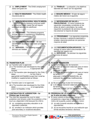 Permanency Review Order - Sample - Pennsylvania (English/Spanish), Page 9