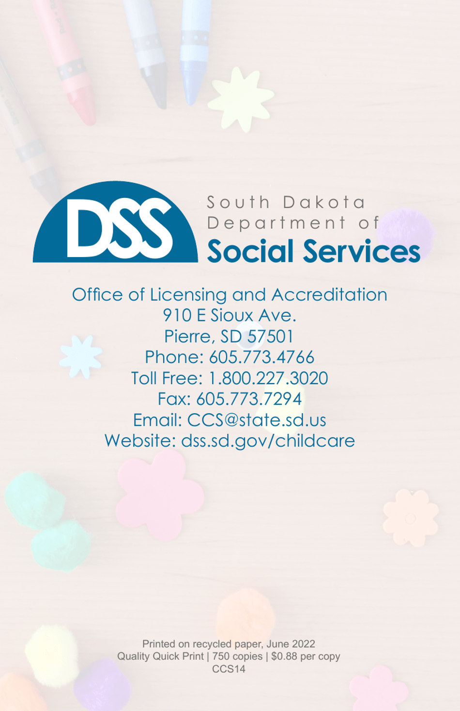 Choosing Child Care in South Dakota - South Dakota, Page 11