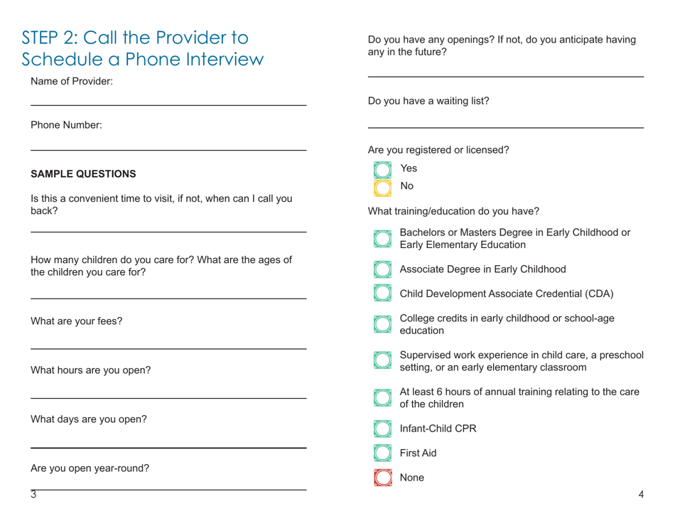 Choosing Child Care in South Dakota - South Dakota, Page 4