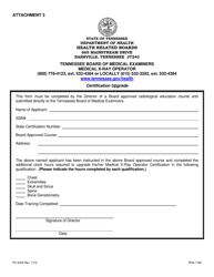 Form PH3549 Application for License as a Medical X-Ray Operator - Tennessee, Page 11