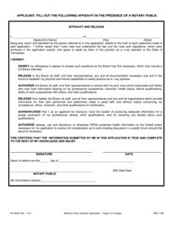 Form PH3549 Application for License as a Medical X-Ray Operator - Tennessee, Page 8