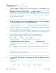 Form LB-385 Request to Resume Mediation - Tennessee (English/Spanish), Page 2