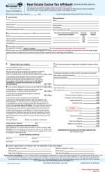 Form REV84 0001A Real Estate Excise Tax Affidavit - Washington, Page 3