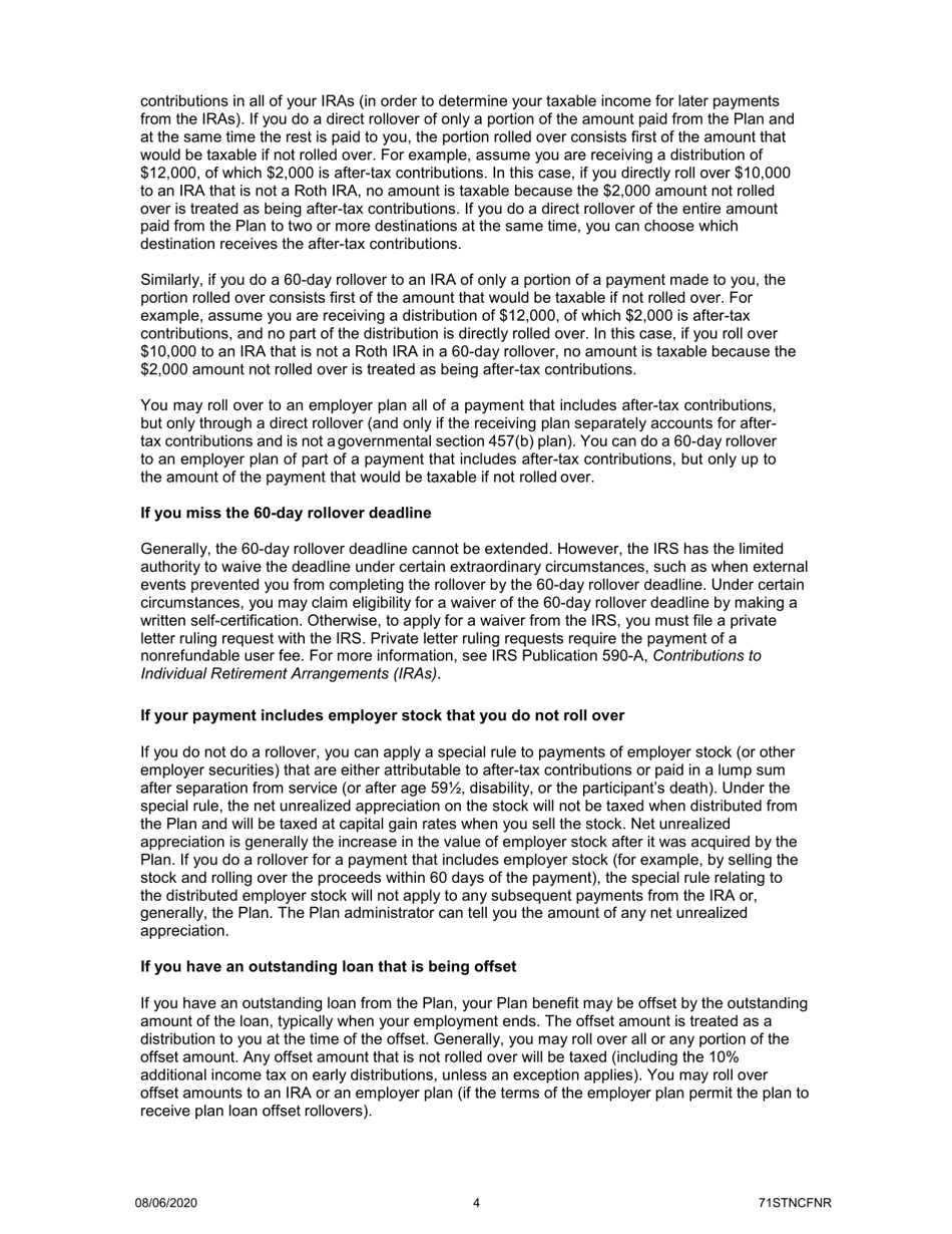 Form DRS-RK MS500 Plan 3 Withdrawal - Washington, Page 7