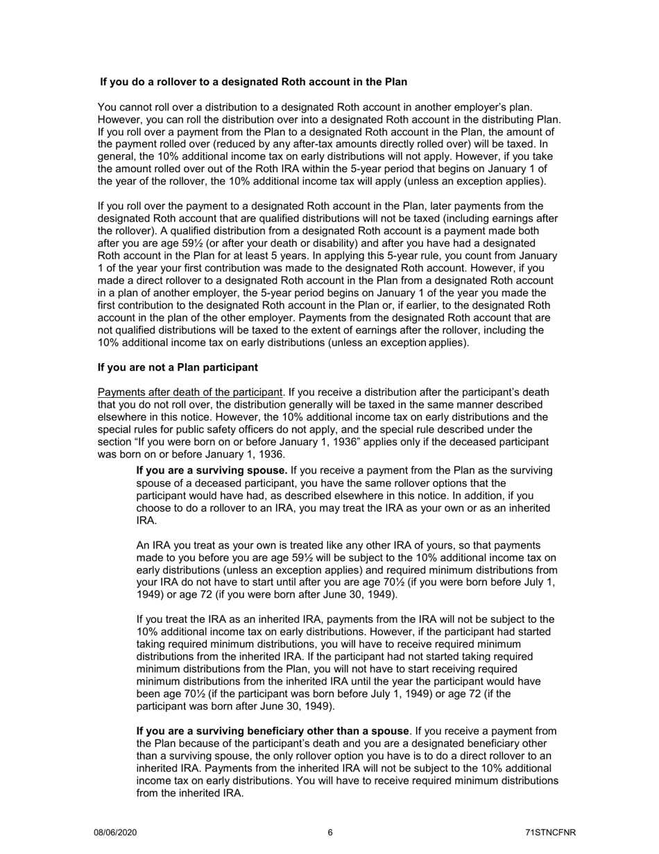 Form DRS-RK MS500 Plan 3 Withdrawal - Washington, Page 9