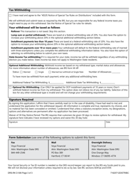 Form DRS-RK D506 Dcp In-Service Withdrawal - Washington, Page 3
