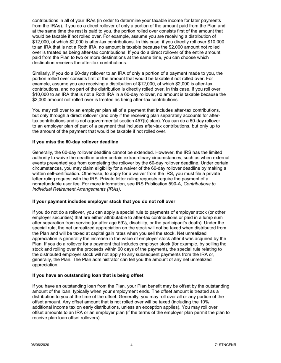 Form DRS-RK D506 Dcp In-Service Withdrawal - Washington, Page 7