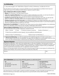 Form DRS-RK MS501 Dcp and Jra Withdrawal - Washington, Page 3