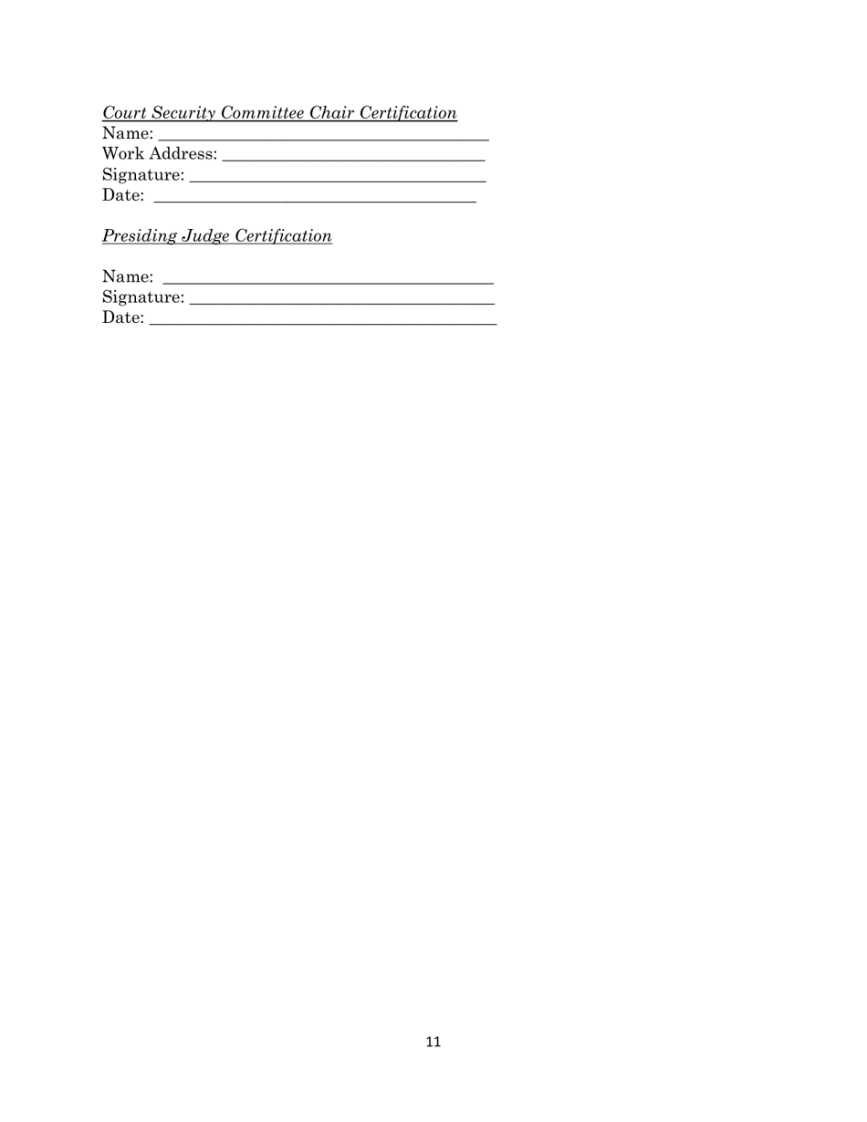 Appendix D Security Grant Implementation and Certification Form - South Dakota, Page 2