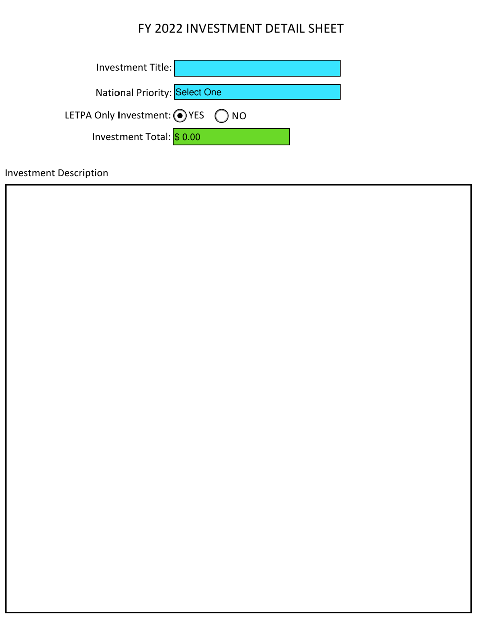 District Investment Application - Homeland Security Grant Program - Tennessee, Page 7