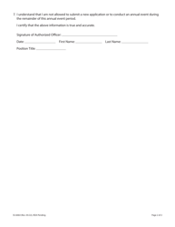 Form SS-6064 Cancellation of Annual Event Application - Tennessee, Page 2