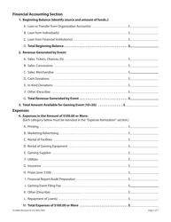 Form SS-6066 Annual Event Financial Accounting Report for Events More Than $5,000 - Tennessee, Page 2