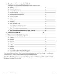 Form SS-6066 Annual Event Financial Accounting Report for Events More Than $5,000 - Tennessee, Page 3