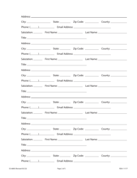 Form SS-6800 Initial Application for Fantasy Sports Operators - Tennessee, Page 2