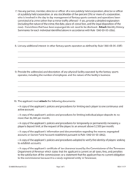 Form SS-6800 Initial Application for Fantasy Sports Operators - Tennessee, Page 3