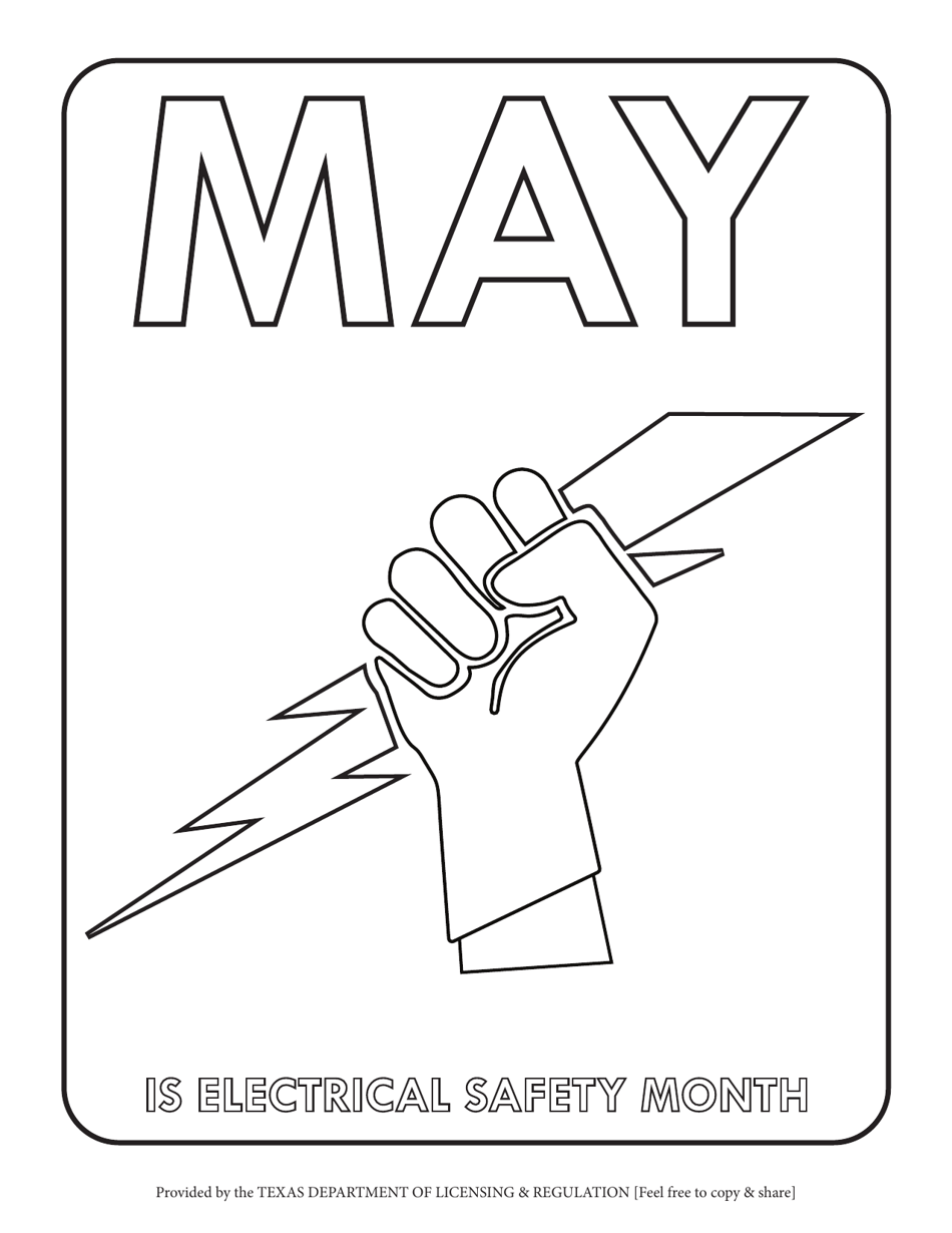 Texas May Is Electrical Safety Month Fill Out, Sign Online and Download PDF Templateroller