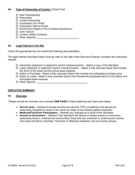 Form RDA1651 Certificate of Need Relocation Exemption Request - Tennessee, Page 2
