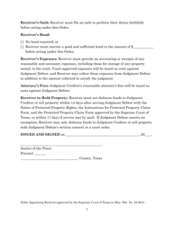 Order Appointing Receiver - Texas, Page 3