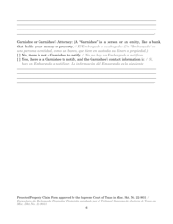 Protected Property Claim Form - Texas (English/Spanish), Page 6