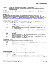 Form OP-UA11 (TCEQ-10023) Stationary Turbine Attributes - Texas, Page 10