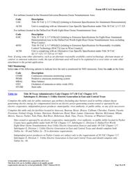 Form OP-UA11 (TCEQ-10023) Stationary Turbine Attributes - Texas, Page 18