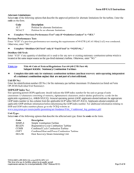 Form OP-UA11 (TCEQ-10023) Stationary Turbine Attributes - Texas, Page 23