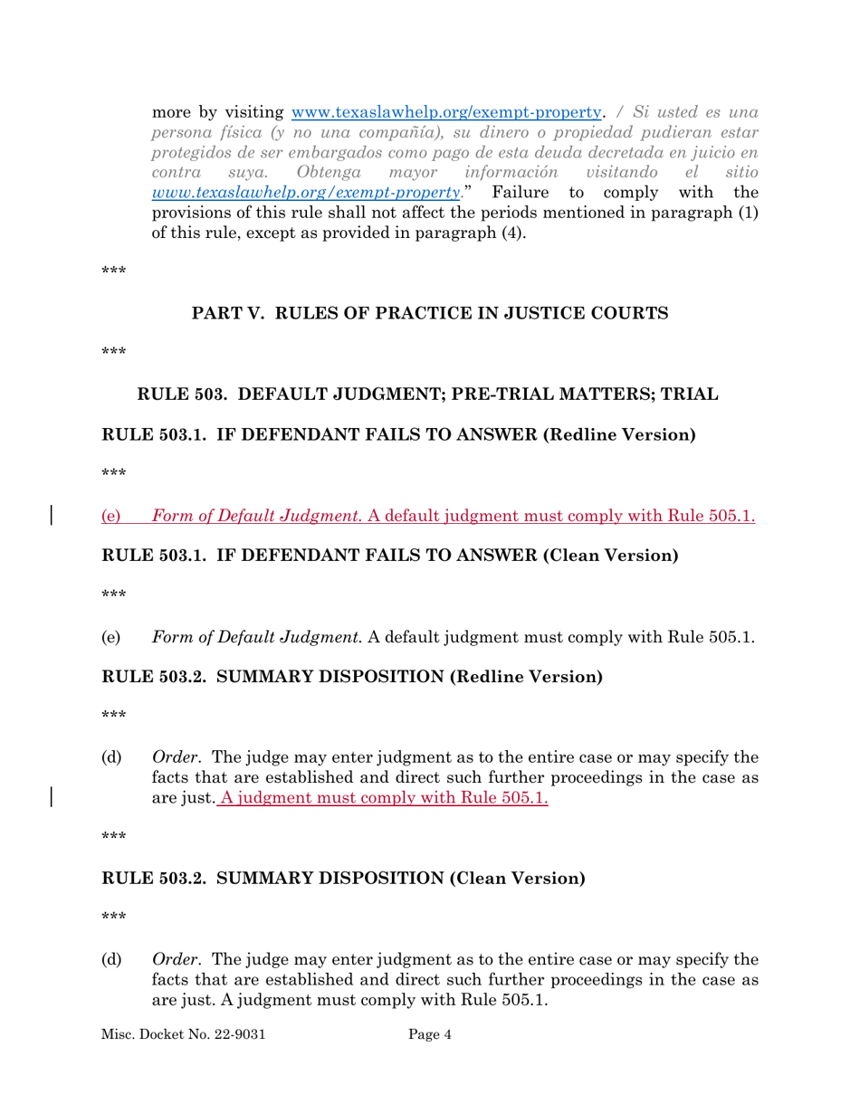 Protected Property Claim Form - Texas (English / Spanish), Page 4