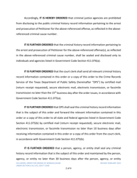 Order of Nondisclosure Under Section 411.072 - Texas, Page 2