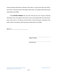 Order of Nondisclosure Under Section 411.072 - Texas, Page 3