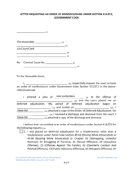 Requesting Court to Issue an Order of Nondisclosure Under Section 411.072 - Texas, Page 4
