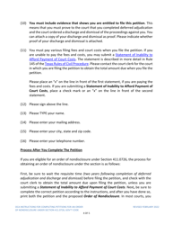 Instructions for Model Petition for Order of Nondisclosure Under Section 411.0726 - Texas, Page 4
