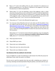Instructions for Model Petition for Order of Nondisclosure Under Section 411.0728 - Texas, Page 4