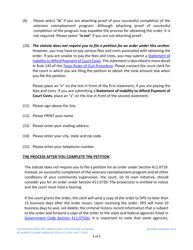 Instructions for Model Petition for Order of Nondisclosure Under Section 411.0729 - Texas, Page 3