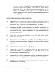 Instructions for Model Petition for Order of Nondisclosure Under Section 411.073 - Texas, Page 3