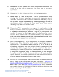 Instructions for Model Petition for Order of Nondisclosure Under Section 411.073 - Texas, Page 4