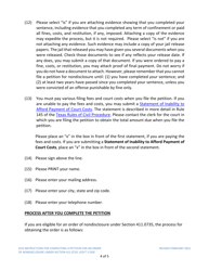 Instructions for Model Petition for Order of Nondisclosure Under Section 411.0735 - Texas, Page 4