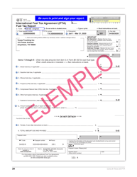 Acuerdo Internacional De Los Impuestos De Combustible - Texas (Spanish), Page 32