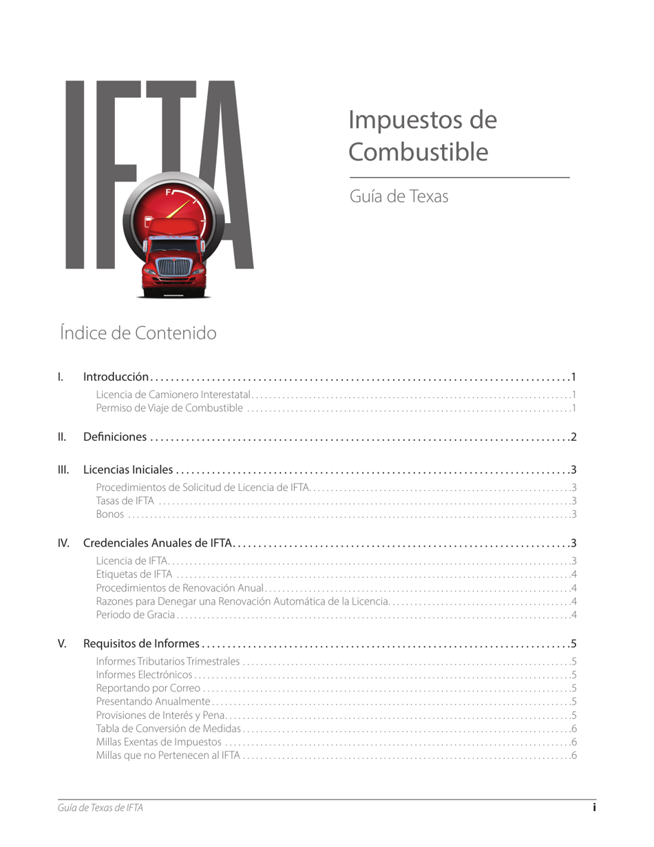 Acuerdo Internacional De Los Impuestos De Combustible - Texas (Spanish), Page 3