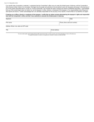 Form 01-137 Limited Power of Attorney - Texas, Page 2