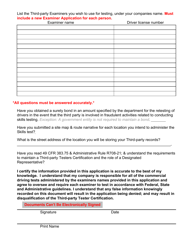 Third Party Tester Certification Application Packet - Utah, Page 3